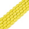 Opaque Solid Color Glass Beads Strands GLAA-N071-01A-C03-1
