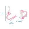Plastic Clip-on Earring Findings X-FIND-Q001-02-7