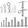 55Pcs 304 Stainless Steel Hitch Pin Clips & 90Pcs Open Latch & 39Pcs Connecting Rod Plug Bolt Pins STAS-AR0002-68-1
