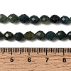 Natural Moss Agate Beads Strands G-K376-F16-01-5