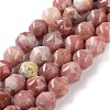 Natural Plum Blossom Jasper Beads Strands G-NH0021-A20-01-2