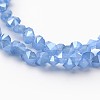Electroplate Glass Bead Strands EGLA-J138-A-PL08-1