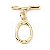 Rack Plating Brass Toggle Clasps KK-B036-06G-1