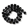 Natural Golden Sheen Obsidian Beads Strands G-B125-O03-01-3