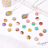 Resin & Wood Cabochons X-RESI-S358-70-3