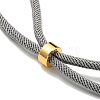 Nylon Cords Necklace Making AJEW-P116-03G-11-3