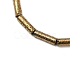 Electroplated Natural Lava Rock Beads Strands G-K388-03B-02-2