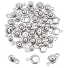 30Sets 201 Stainless Steel Snap Clasps STAS-UN0062-05-1