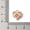Brass Charms KK-C062-052G-01-3