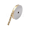 Flat Christmas Theme Polyester Satin Ribbon OCOR-YWC0001-01B-02-1