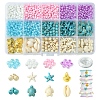 DIY Synthetic Turquoise & Seed Beads Bracelets Making Kits DIY-FS0007-01-1