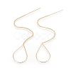 Brass Stud Earring Findings X-KK-S345-066-1
