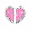 Alloy Enamel Split Pendant LS-ENAM-S130-25E-2