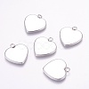 Tarnish Resistant 304 Stainless Steel Pendant Cabochon Settings X-STAS-K148-04A-2
