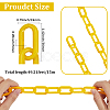 1Pc PVC Plastic Cable Chains FIND-SP0020-65C-2