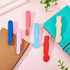 6Pcs 6 Styles Plastic Bookmark Clip AJEW-TA0002-02-6