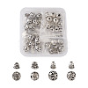 Kissitty Tibetan Style Alloy Guru Bead Sets PALLOY-KS0002-07AS-1