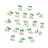 20Pcs Opaque Acrylic Pendants PALLOY-JF02870-1