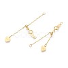 925 Sterling Silver Cable Chain Extenders STER-T008-58G-1