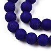 Opaque Glass Beads Strands X-GLAA-T032-P8mm-MD03-2