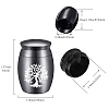 Alloy Cremation Urn Kit AJEW-CN0001-11O-2