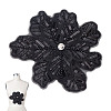 3D Polyester Embroider Thread Iron on/Sew On Patches PATC-WH0023-21A-1