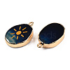 Natural Agate Pendants G-N326-156A-2