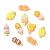 70Pcs 7 Styles Fruit Opaque Resin Cabochons CRES-CJ0001-84-8