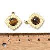 Natural Tiger Eye Pendants STAS-L080-009G-08-3