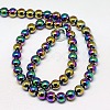Electroplate Non-magnetic Synthetic Hematite Beads Strands G-J169A-2mm-05-2