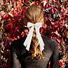 Big Bowknot Polyester Alligator Hair Clips AJEW-CP0008-42B-04-5