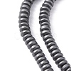 Matte Style Electroplate Non-magnetic Synthetic Hematite Beads Strands G-M007-77-3