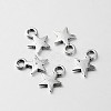 Tibetan Style Alloy Star Charms TIBEB-O004-11-1