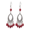 2 Pairs Brass Dangle Earrings EJEW-JE05890-03-S-1