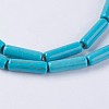 Synthetic Turquoise Beads Strands G-E456-43A-4x12mm-3