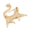 Alloy Rhinestone Lapel Pins for Backpack Clothes JEWB-P055-06G-01-2