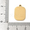 304 Stainless Steel Enamel Pendants STAS-I322-83G-B-3