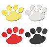 8 Sheets 4 Colors Cute PVC Self Adhesive Car Stickers STIC-FH0001-19-1