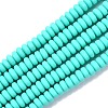 Handmade Polymer Clay Beads Strands X-CLAY-N008-008G-2
