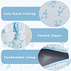 2Pcs 2 Styles Portable Travel Polyester Cosmetic Zipper Storage Clutch Bags ABAG-CY0001-01A-5