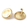 PVD Vacuum Plating 304 Stainless Steel Stud Earrings EJEW-C085-07G-2