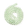 Transparent Baking Paint Glass Beads Strands DGLA-A034-T6mm-D10-2