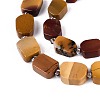 Natural Mookaite Beads Strands G-T138-26A-02-3