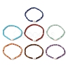 Natural Gemstone and Pearl Beads Btacelets BJEW-JB10681-1