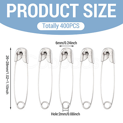 400Pcs Iron Safety Pins TOOL-TA0001-16-1