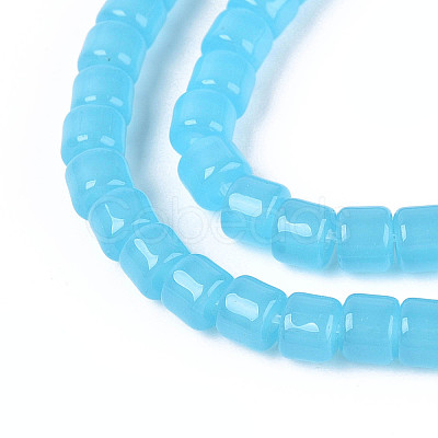 Imitation Jade Glass Beads Strands LS-GLAA-N065-4x4mm-B03-1