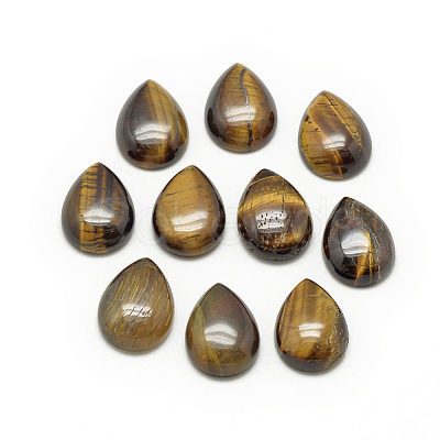 Natural Tiger Eye Cabochons G-R417-18x25-35-1