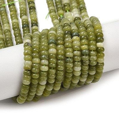 Natural Chinese Southern Jade Beads Strands G-K343-C43-01-1