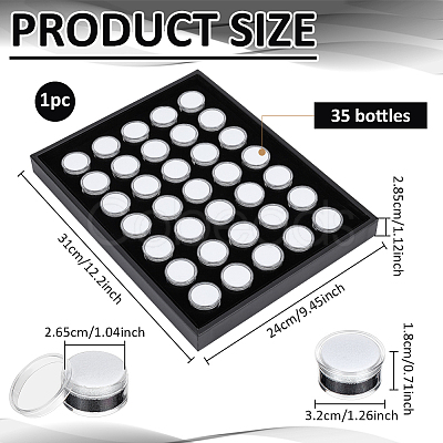 Acrylic Diamnond Gemstone Display Boxes CON-WH0089-170B-1