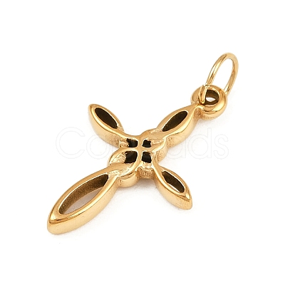 304 Stainless Steel Pendants STAS-K307-09B-G-1